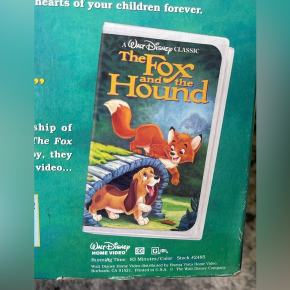Disney Rare Limited Edition The Fox and the Hound. First Time On Video, Sealed! - Picture 10 of 12